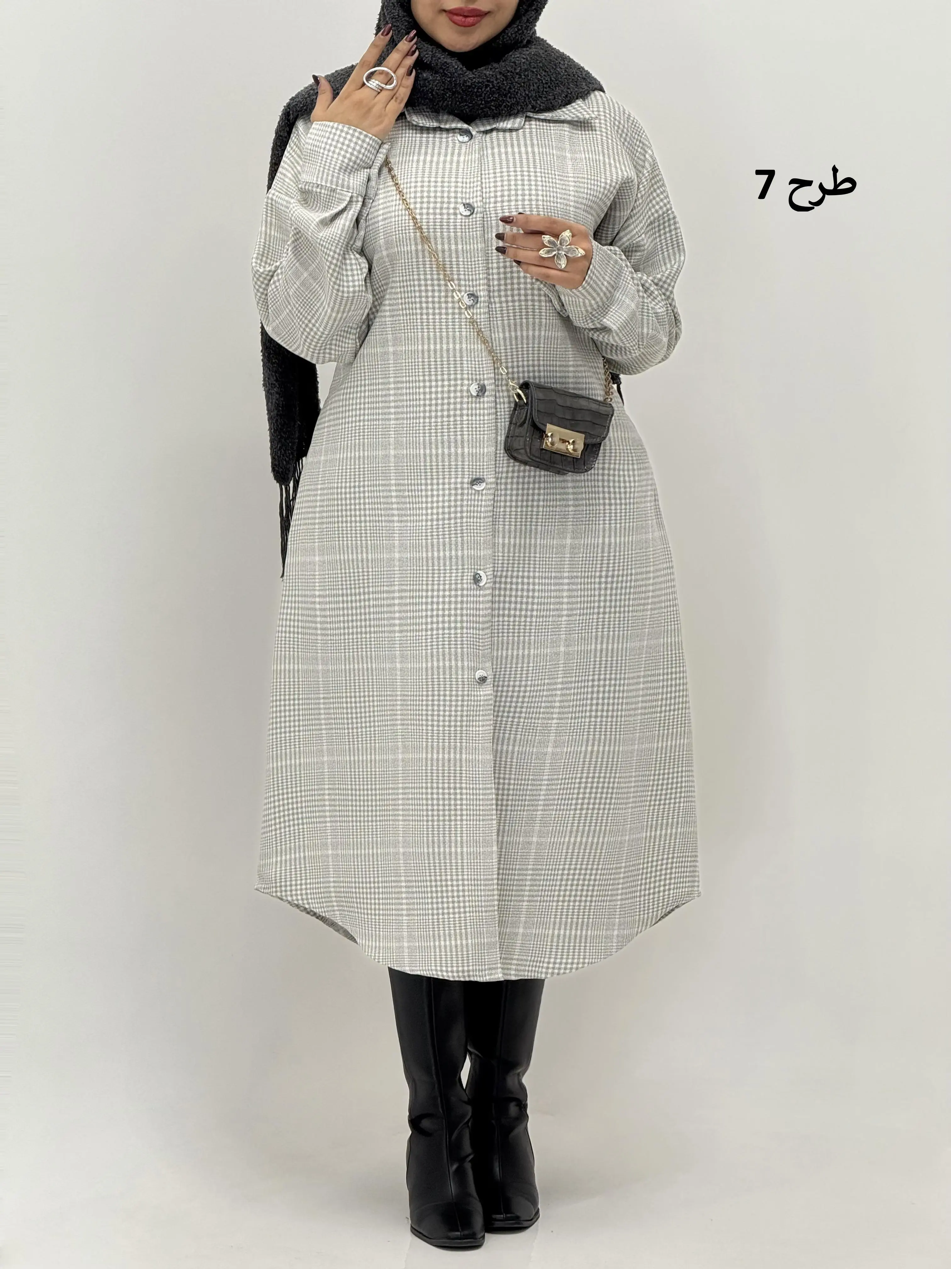 3564-مانتو پاییزه شایلین